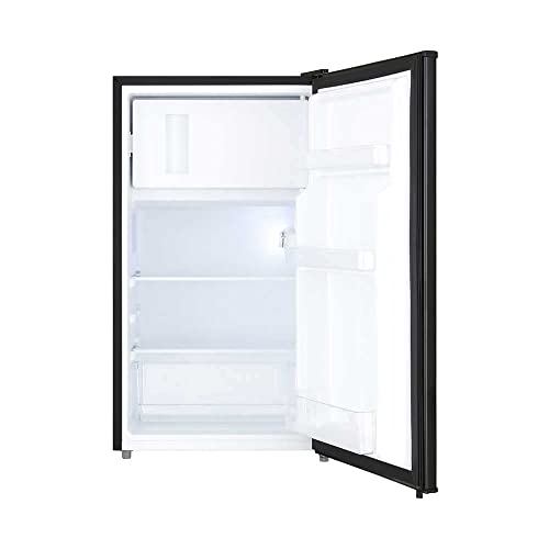 Cookology UCIB80 Undercounter Freestanding Fridge 80 Litre Capacity, Features an Adjustable Temperature Control and Legs, Reversible Door and Ice Box - in Black
