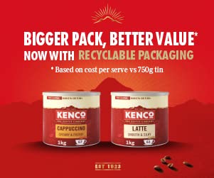 Kenco Latte Instant Coffee 1kg - Tin 1kg (Pack of 1)