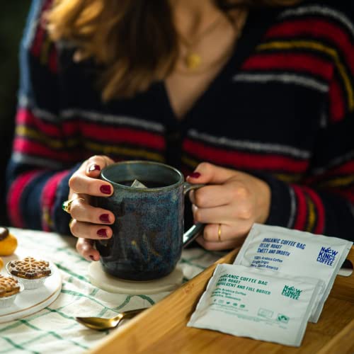 Quality Ground Coffee Bags - Fairtrade, Organic, Single Origin, 100% Arabica (Selection Box, Box of 16 Individually Wrapped Coffee Bags)