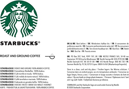 STARBUCKS House Blend, Medium Roast, Ground Coffee 200g (Pack of 6)