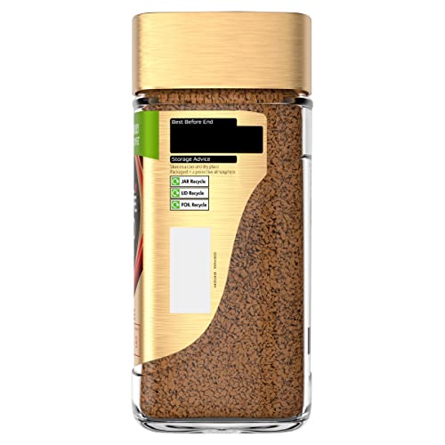 Nescafé Gold Blend Intense Instant Coffee, Rich & Full-Bodied Dark Roasted Coffee, Arabica & Robusta Coffee, Premium Instant Coffee, 200g