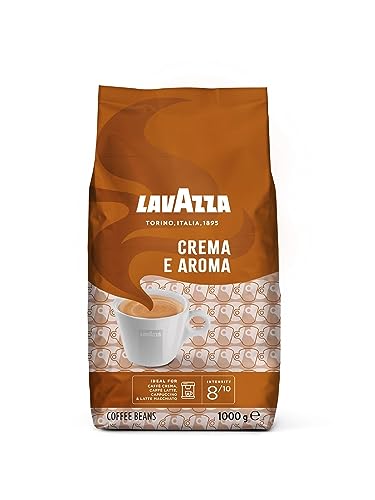 Lavazza Crema e Aroma, Arabica and Robusta Medium Roast Coffee Beans, Pack of 1 kg
