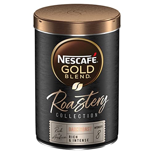 Nescafe Gold Blend Roastery Dark Roast Instant Coffee 95g (Pack of 6)