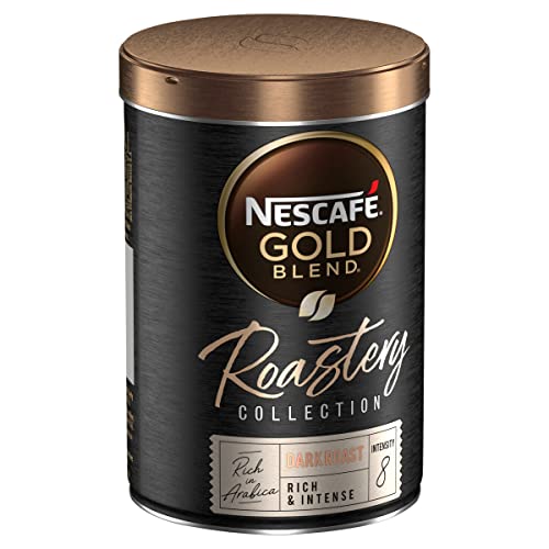 Nescafe Gold Blend Roastery Dark Roast Instant Coffee 95g (Pack of 6)