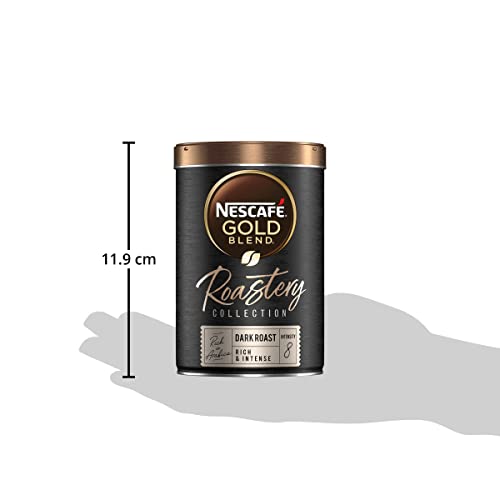 Nescafe Gold Blend Roastery Dark Roast Instant Coffee 95g (Pack of 6)