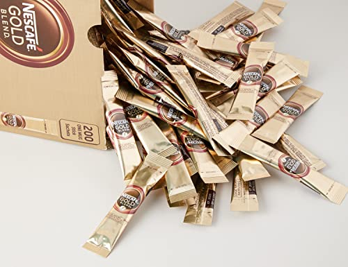 NESCAFE Gold Blend Instant Coffee Sachets - 200 x 1.8g Sticks