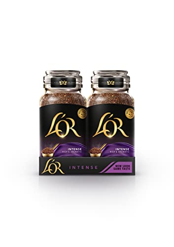 L'OR Intense Instant Coffee 150g (Pack of 6 Jars, Total 900g)