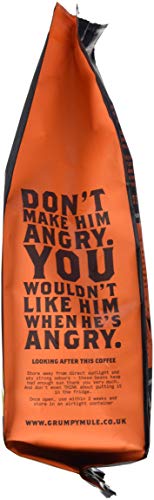 Grumpy Mule Organic Colombia Café Equidad Ground Coffee with tastes of Hazelnut, Caramel & a hint of Red Fruits 227 g