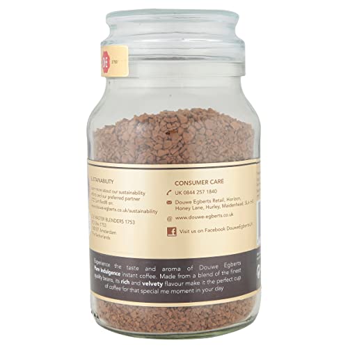 Douwe Egberts Pure Indulgence Dark Roast Instant Coffee 190g (Pack of 6 Jars, Total 1.14kg)