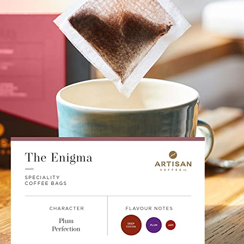 Artisan Coffee Co. The Coffee Bag Tasting Collection | Individually Wrapped Coffee Bags | Coffee Gift Set | Assortment of Characteristic Blends and Roasts | 100% Arabica Beans | 18 Coffee Bags