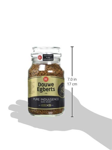 Douwe Egberts Pure Indulgence Dark Roast Instant Coffee 190g (Pack of 6 Jars, Total 1.14kg)