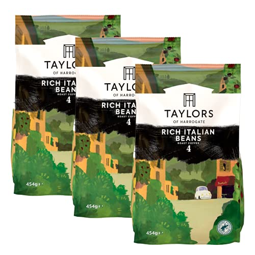 Taylors of Harrogate Rich Italian Coffee Beans, 454 g (Pack of 3)