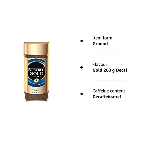 Nescafé Gold Blend Decaff Instant Coffee, 200g