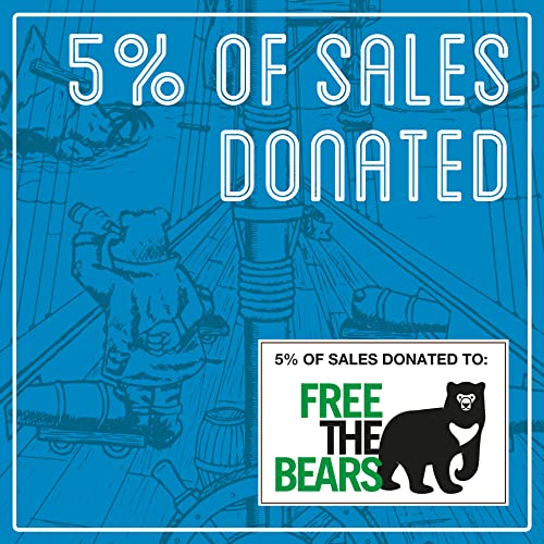 Blue Mountain Blend Medium Roast Coffee Beans 1kg - Brown Bear Coffee - for All Coffee Machines - Strength 3 - Donation to Free The Bears