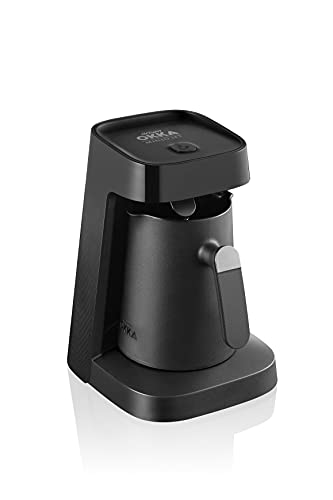 Arzum OK0013-K Okka Jet Automatic Turkish Coffee Machine, 400 W, Black/Chrome