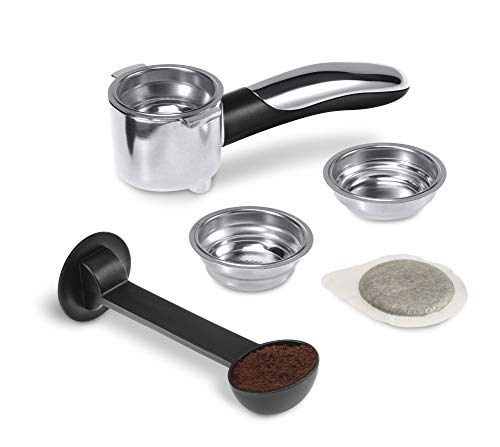 De'Longhi Scultura Traditional Barista Pump Espresso Machine, Coffee and Cappuccino Maker, ECZ351BG, 1.4 liters, Champagne