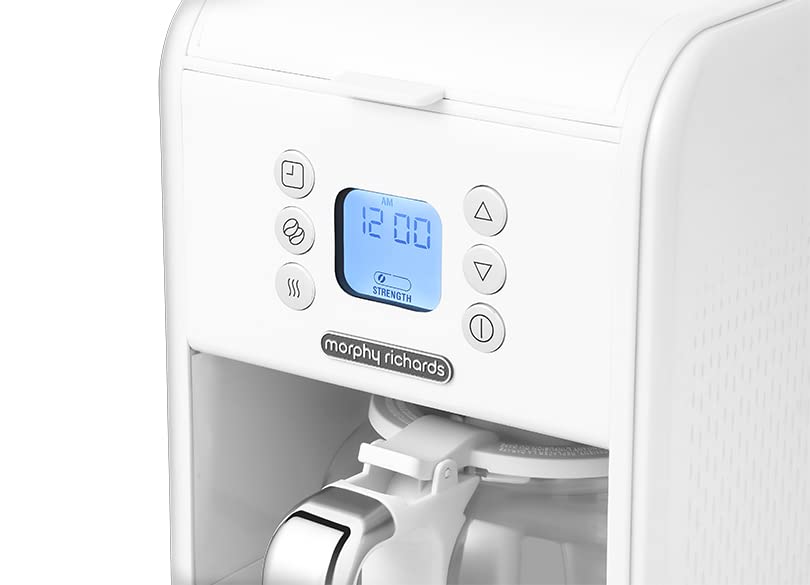 Morphy Richards 163007 Verve Pour Over Filter Coffee Machine, 12cups, White