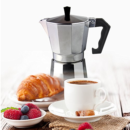 Grunwerg Cafe Ole Italian Style Espresso Coffee Maker 3 Cup ECM03