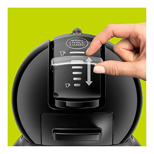 De'Longhi Nescafé Dolce Gusto Mini Me, Single Serve Capsule Coffee Machine Starter Kit, Including 6 boxes of Coffee Pods, EDG155.BG, 230 Milliliters, Black & Grey
