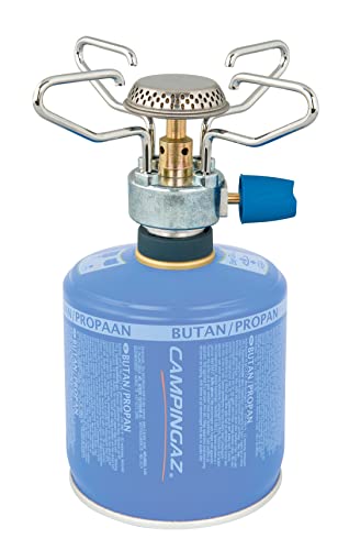 Campingaz Bleuet Micro Plus Stove, Gas cooker for camping or festivals, easy handling, Blue