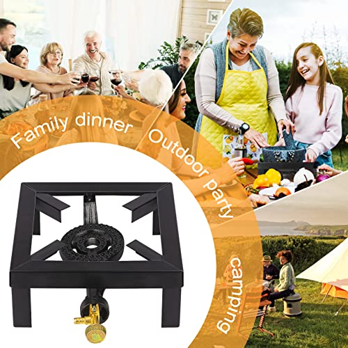 ColdShine Gas Boiling Ring Cast Iron LPG Outdoor Cooker Camping Stove for Restaurant Catering Fishing