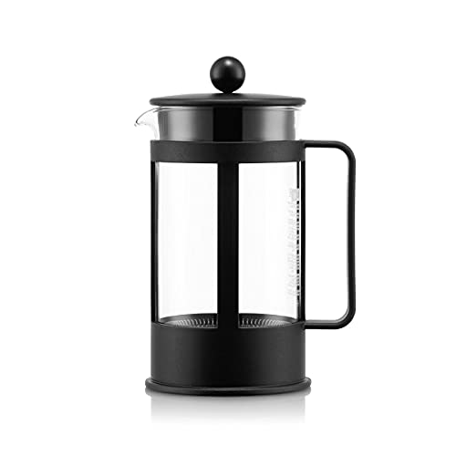 BODUM Kenya 8 Cup French Press Coffee Maker, Black, 1.0 l, 34 oz