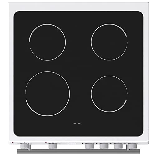 Hisense HDE3211BWUK 60cm Electric Cooker with Ceramic Hob-White A Rated Double Oven