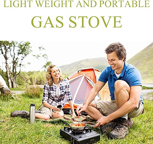 PORTABLE GAS COOKER STOVE + 8 BUTANE BOTTLES BURNER OUTDOOR GRILL CARAVAN FISHING CAMPING BBQ PARTY LIGHTWEIGHT CARRY CASE