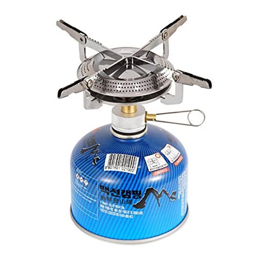 Lixada Mini Gas Stove, Camping Cooker Gas Portable with Waist Bag,Camping Gas Stove for FestivalsTravel Camping Outdoor Cooking 17x7cm