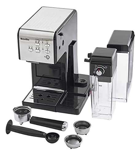 Breville One-Touch CoffeeHouse Coffee Machine | Espresso, Cappuccino and Latte Maker | 19 Bar Italian Pump | Automatic Milk Frother | ESE Pod Compatible | Navy [VCF145]