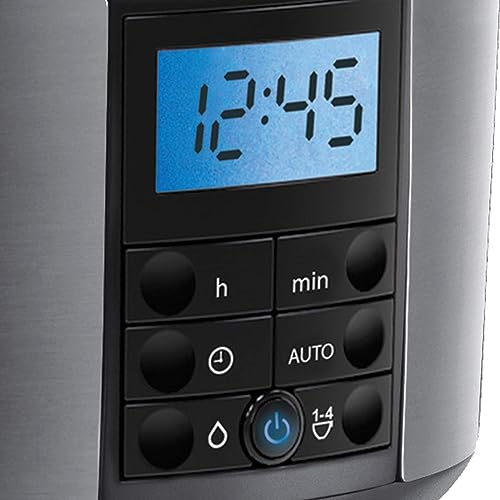 Russell Hobbs 20680 Buckingham Filter Coffee Machine, 1.25 Litre, Black/Silver