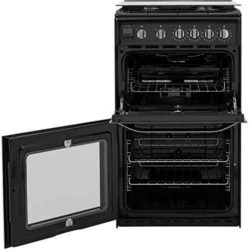 Hotpoint 50CM HD5G00CCBK/UK Gas Double Freestanding cooker - Black