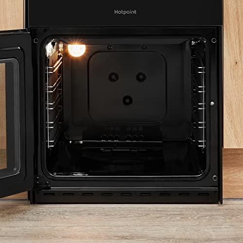 Hotpoint 50CM HD5G00CCBK/UK Gas Double Freestanding cooker - Black