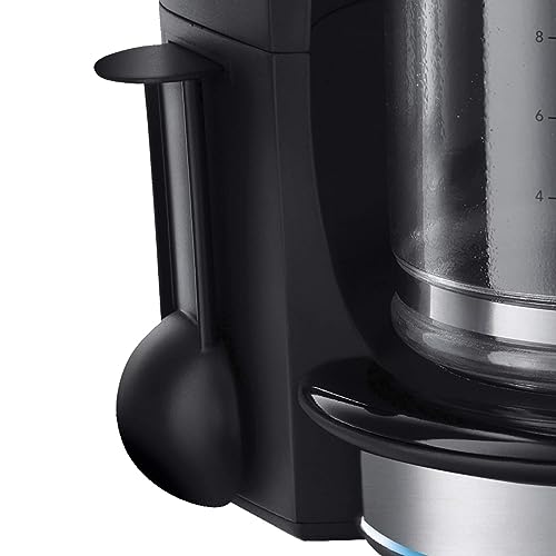 Russell Hobbs 20680 Buckingham Filter Coffee Machine, 1.25 Litre, Black/Silver