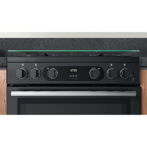Hotpoint Cannon Freestanding CD67G0C2CA 60cm Gas Cooker - Black