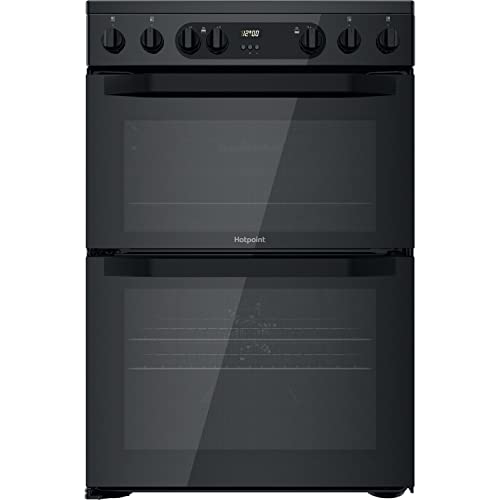 60CM Electric Double Freestanding cooker - Black