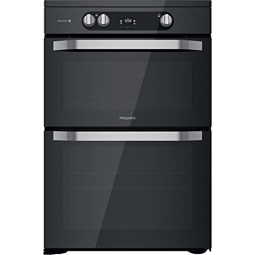 Hotpoint 60CM HDM67I9H2CB/U Induction Electric Double Freestanding cooker - Black