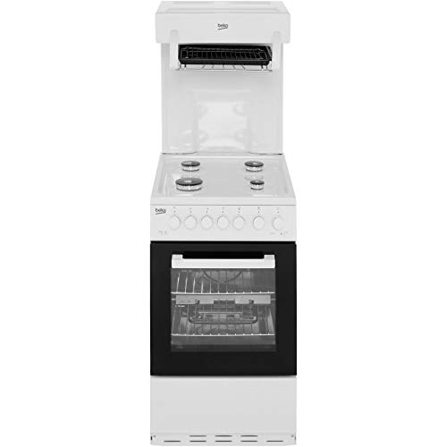 Beko KA52NEW Gas Cooker Eye Level Grill - White