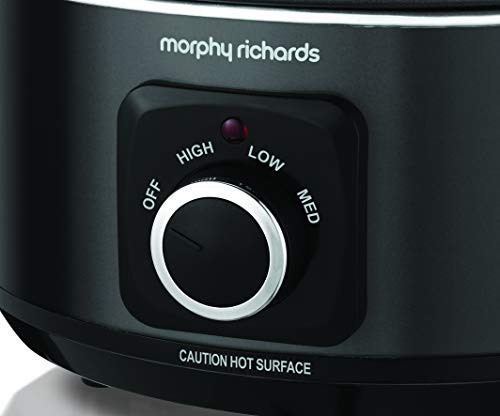 Morphy Richards 460012 Slow Cooker Sear and Stew, 3.5 Litre 163W, Black