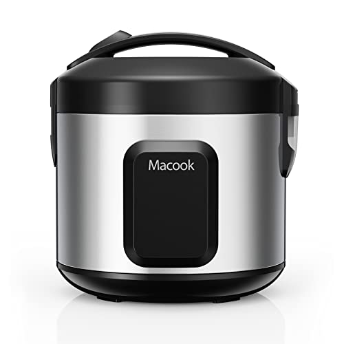 1.0L Mini Rice Cooker, 4 Cups Uncooked Macook Advanced Rice Cooker, Delicious One Pot Meal, Portable Travel Steamer Small, Keep Warm, Suitable For 1-4 People - For Cooking Soup, Rice, Stews & Oatmeal