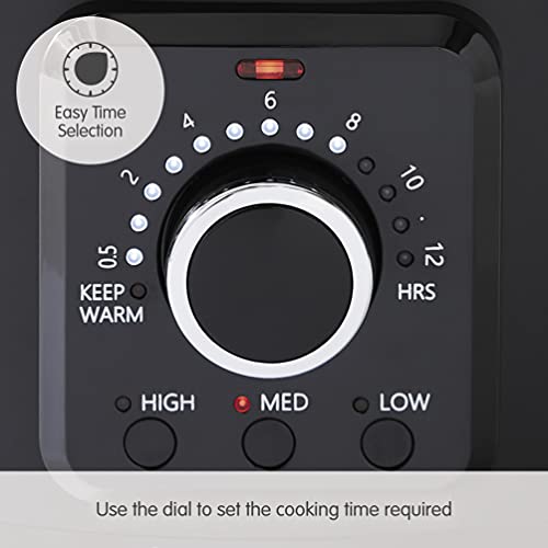 Morphy Richards 461021 6.5L Easy Time Slow Cooker, Black
