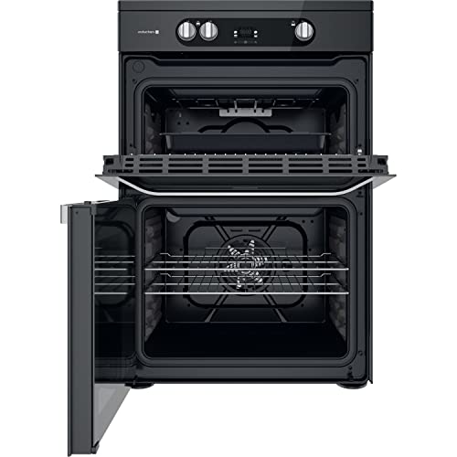 Hotpoint 60CM HDM67I9H2CB/U Induction Electric Double Freestanding cooker - Black