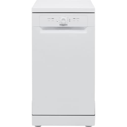 Hotpoint Freestanding HSFE1B19UKN Slim 45cm Dishwasher - White