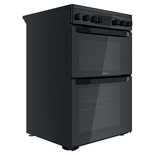60CM Electric Double Freestanding cooker - Black