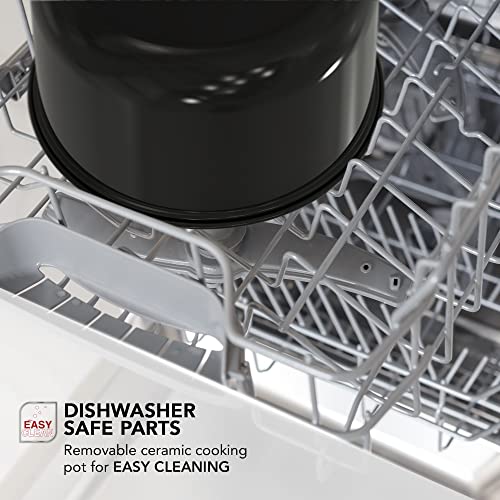 Wahl James Martin Multi Cooker, 6-in-1 Functions, Steaming, Sautéing, Stewing, Slow Cooking, 24hr Delay Timer, 4L Ceramic Pot (feeds up to 4 people), Removable Cooking Pot, Dishwasher Safe Parts