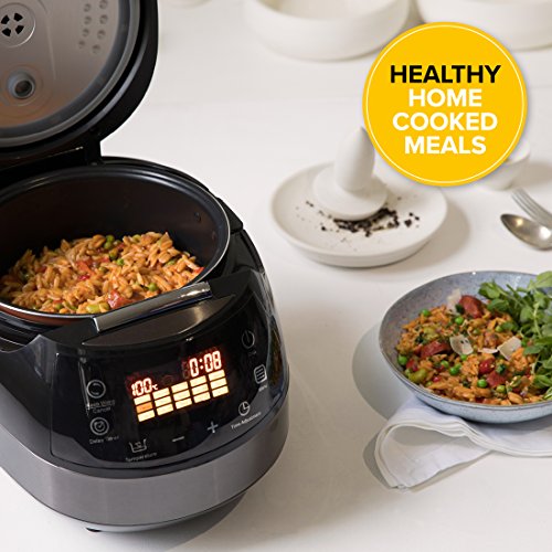Drew&Cole CleverChef 14-in-1 Intelligent Digital Multi Cooker, Aluminium, 860 W, 5 Litre, Charcoal