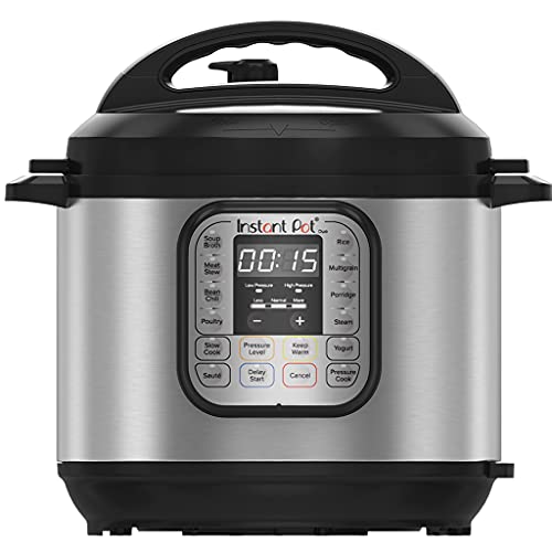 Instant Pot DUO 60 Duo 7-in-1 Smart Cooker, 5.7L - Pressure Cooker, Slow Cooker, Rice Cooker, Sauté Pan, Yoghurt Maker, Steamer and Food Warmer, Brushed Stainless Steel
