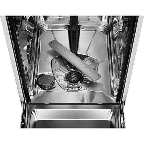 Zanussi ZSLN1211 Fully Integrated Slimline Dishwasher - Black Control Panel with Sliding Door Fixing Kit