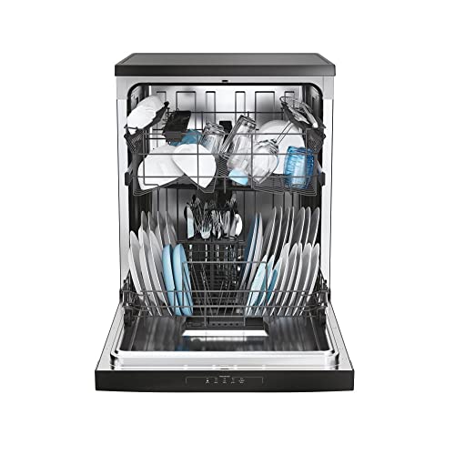 Candy CDPN1L390PB Freestanding Full Size Dishwasher, 13 Place Settings, 60 cm Wide, Smart enabled, Black