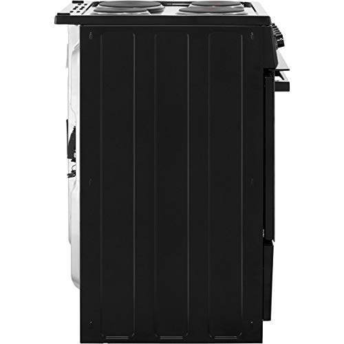 Beko AS530K 50cm Electric Cooker with Solid Plate Hob - Black